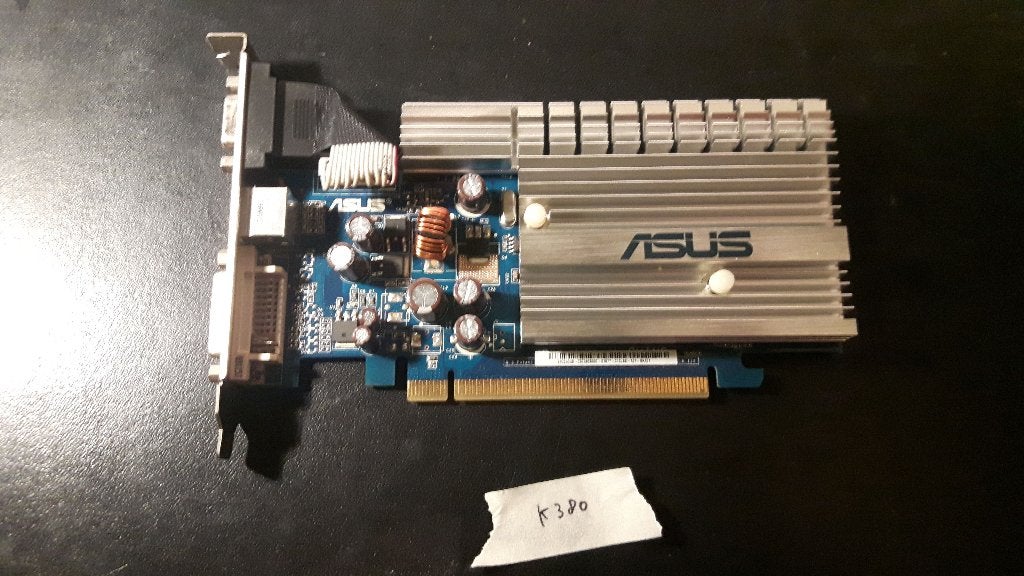 Asus GeForce 7200GS 256MB DDR2 [K380] 13-9, Ophalen of Verzenden, Tv-Out, PCI-Express 5, Nvidia