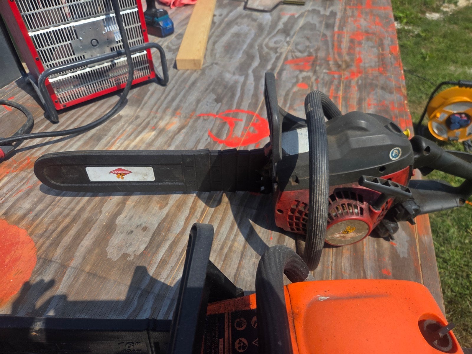 Krachtige Kettingzaag - Ideaal voor tuin en bos, Doe-het-zelf en Verbouw, Gereedschap | Zaagmachines, Gebruikt, Onbekend, 70 mm of meer