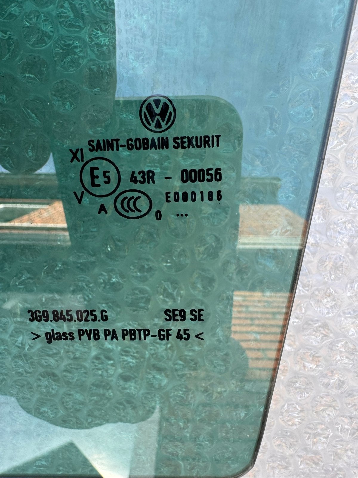 VW Passat B8 Raam linksachter met raammechanisme, Ophalen, Gebruikt, Volkswagen
