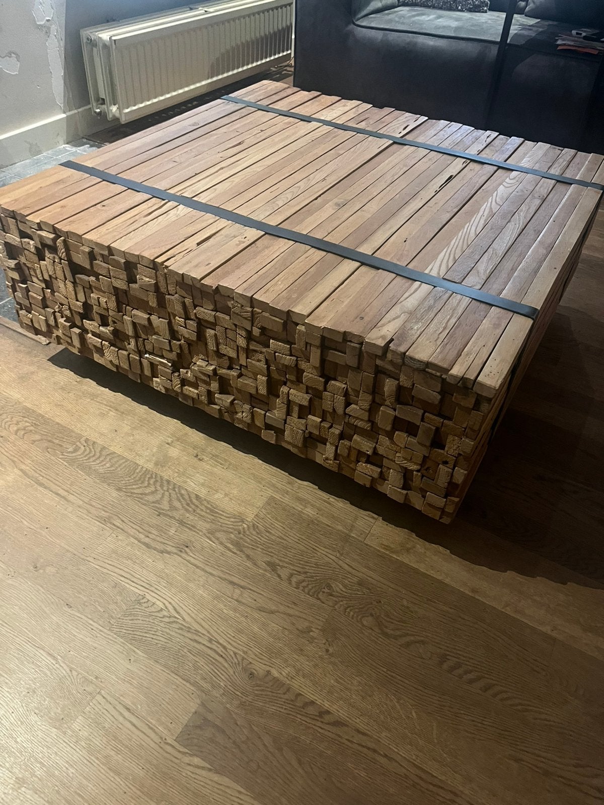 Salontafel 100x100, Ophalen, 100 tot 150 cm, Zo goed als nieuw, Minder dan 50 cm