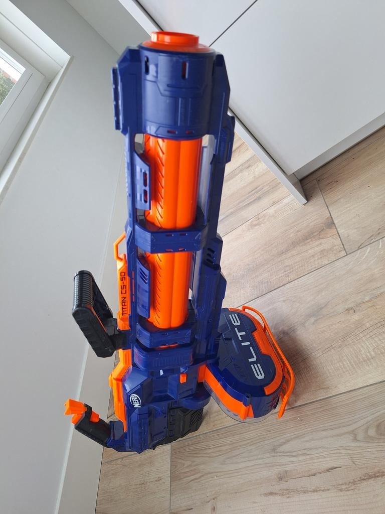 Nerf Elite Titan CS-50 Blaster - Zo goed als nieuw, Ophalen of Verzenden, Zo goed als nieuw, Jongen of Meisje