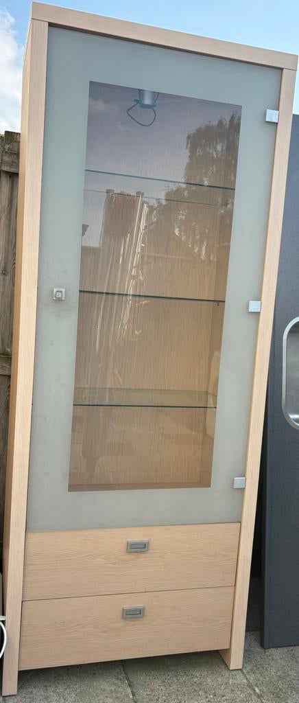 vitrinekast zsm ophalen, Gebruikt, 150 tot 200 cm, 25 tot 50 cm, 50 tot 100 cm