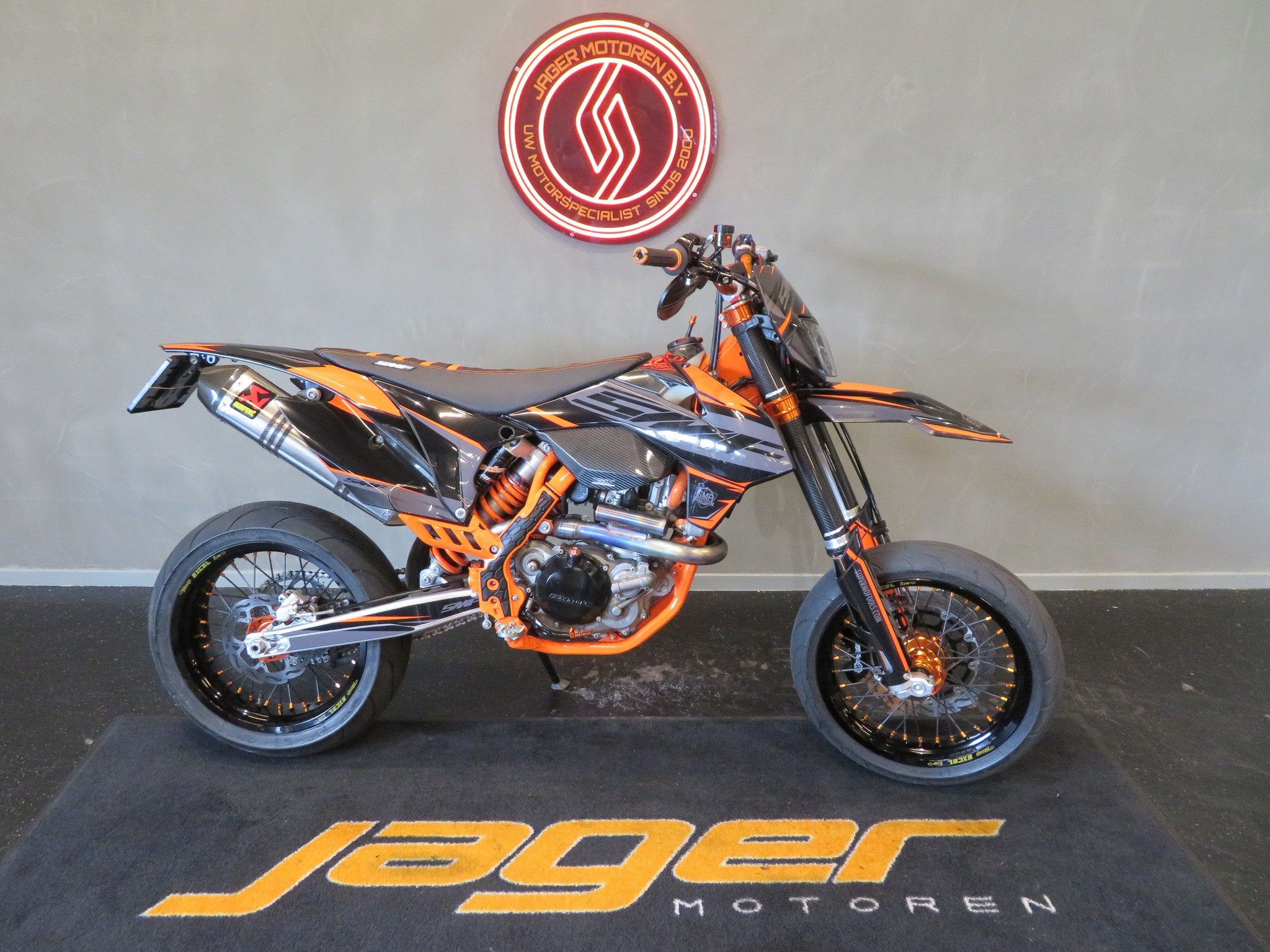 KTM 500 EXC SUPERMOTO SUPERMOTARD AKRA (bj 2014), SuperMoto, Gebruikt, Bedrijf