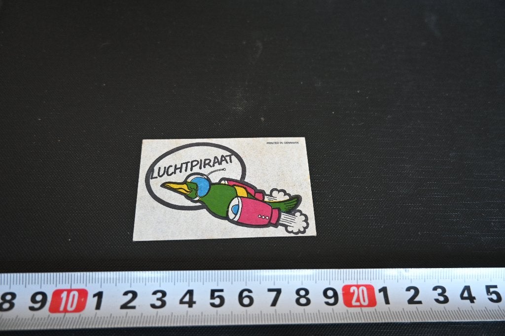 sticker chewing gum dandy gum kinky dan - luchtpiraat, Ophalen of Verzenden, Zo goed als nieuw