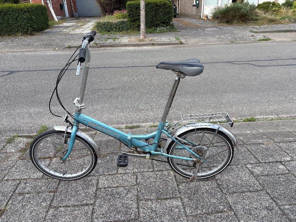 vouwfiets On the road met drie versnellingen, Terugtraprem, Gebruikt, Versnellingen, Ophalen