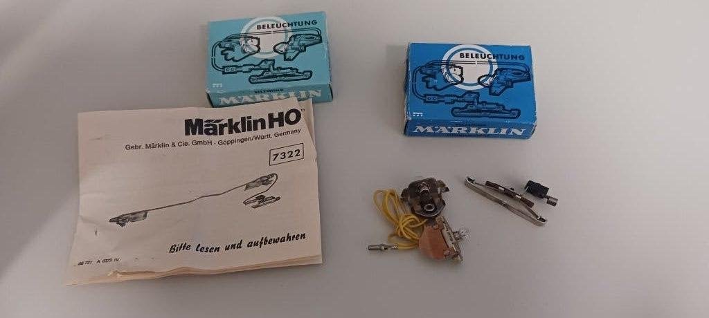 Marklin 7322: rijtuigverlichting in OVP, Wisselstroom, Overige typen, Ophalen of Verzenden, Zo goed als nieuw