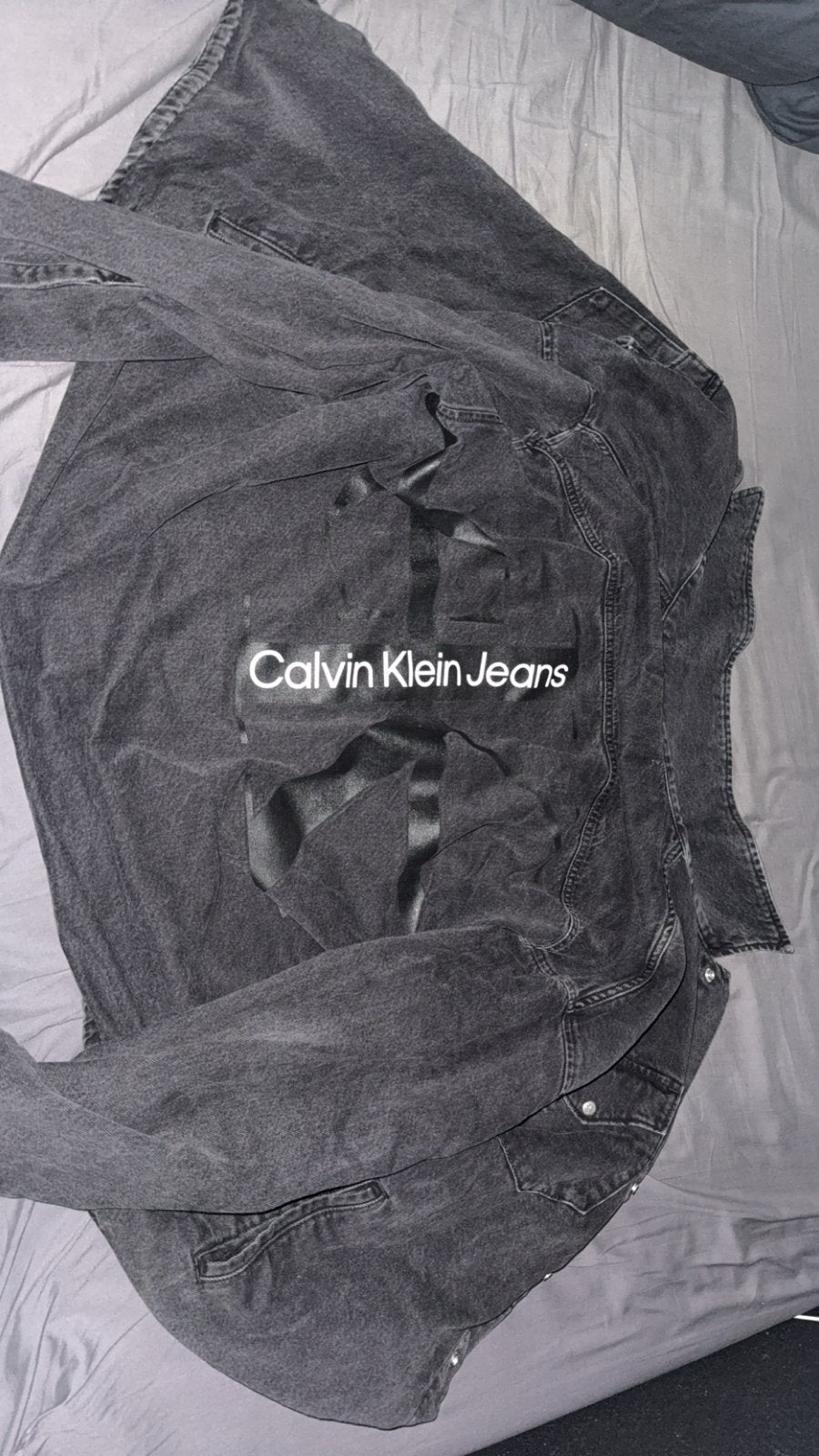 Calvin Klein Jeans Spijkerjas XL, Ophalen of Verzenden, Nieuw, Maat 56/58 (XL), Zwart