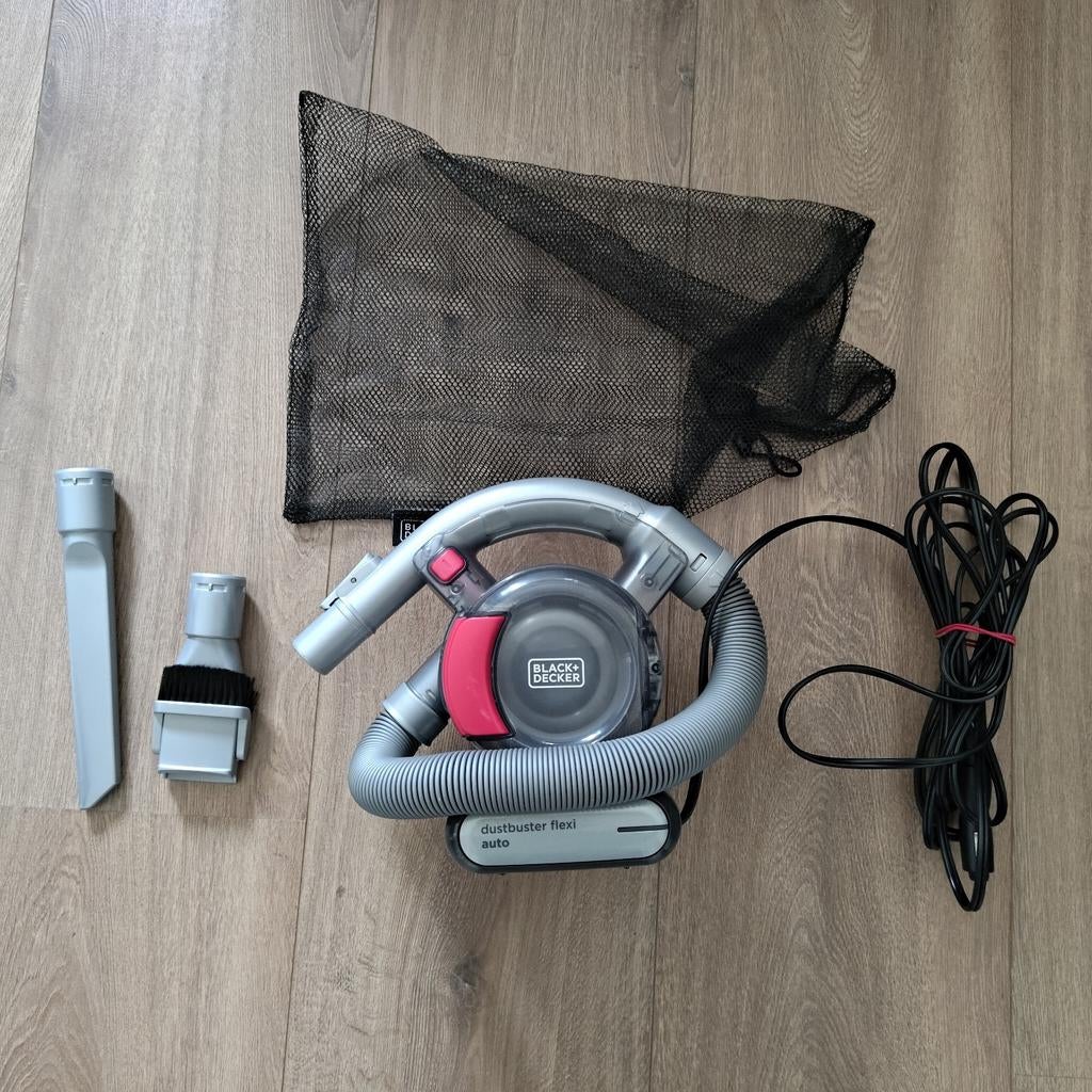 Black+Decker Dustbuster Flexi Auto Kruimeldief, Ophalen of Verzenden, Zo goed als nieuw, Reservoir, Minder dan 1200 watt