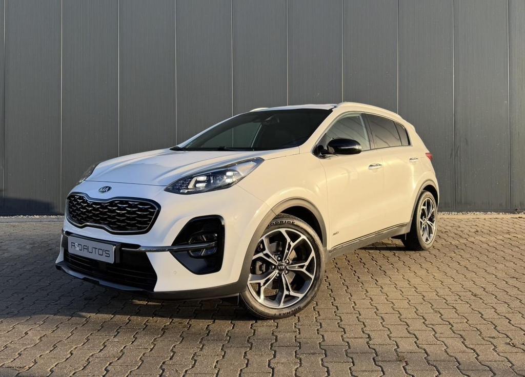 Kia Sportage 1.6 T-GDI GT-Line trekhaak- kia garantie, Automaat, Gebruikt, 4 cilinders, Wit