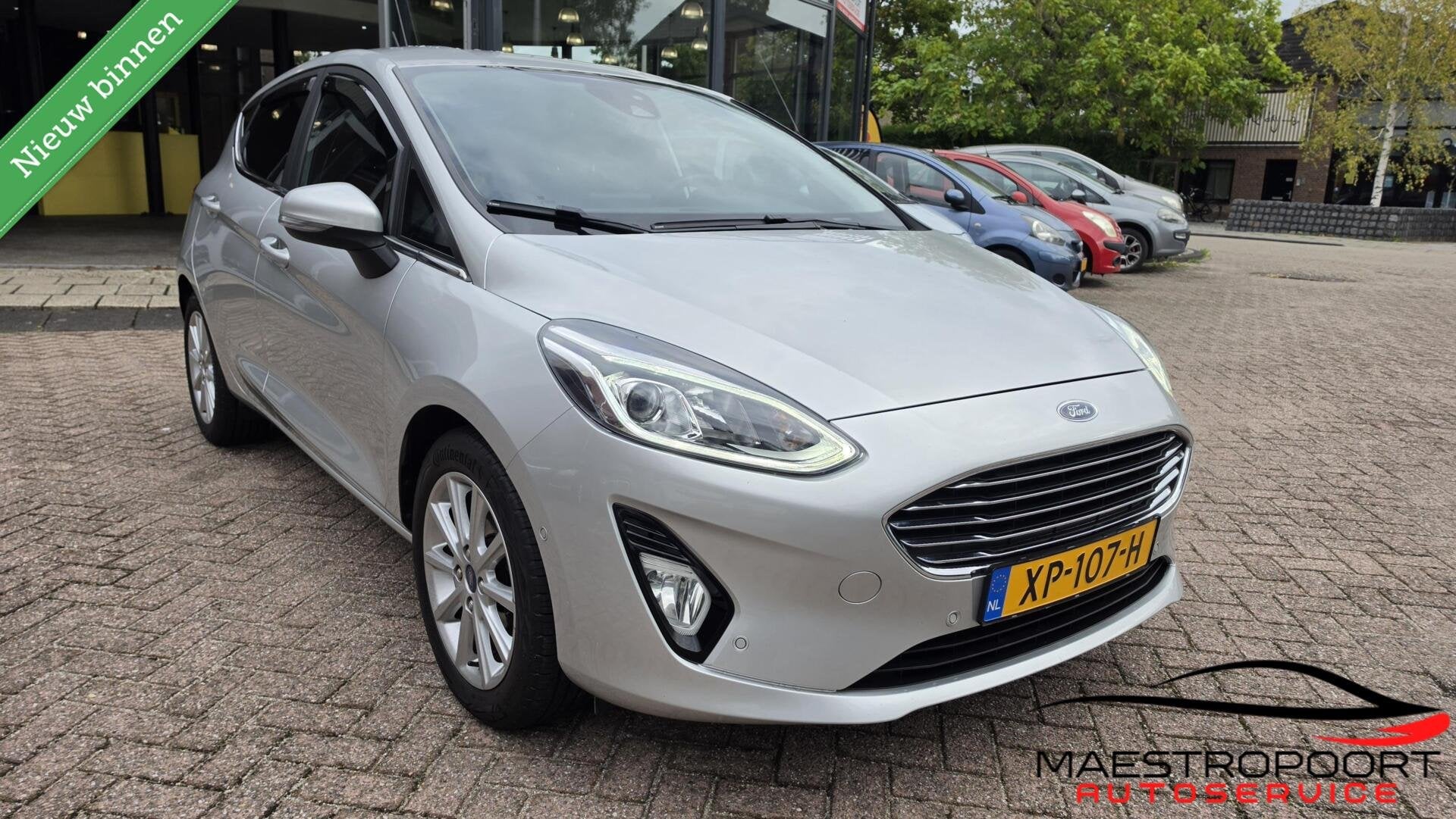 Ford Fiesta 1.0 EcoBoost Titanium – Bomvol opties – NL a, Auto's, Voorwielaandrijving, Gebruikt, Euro 6, 49 €/maand