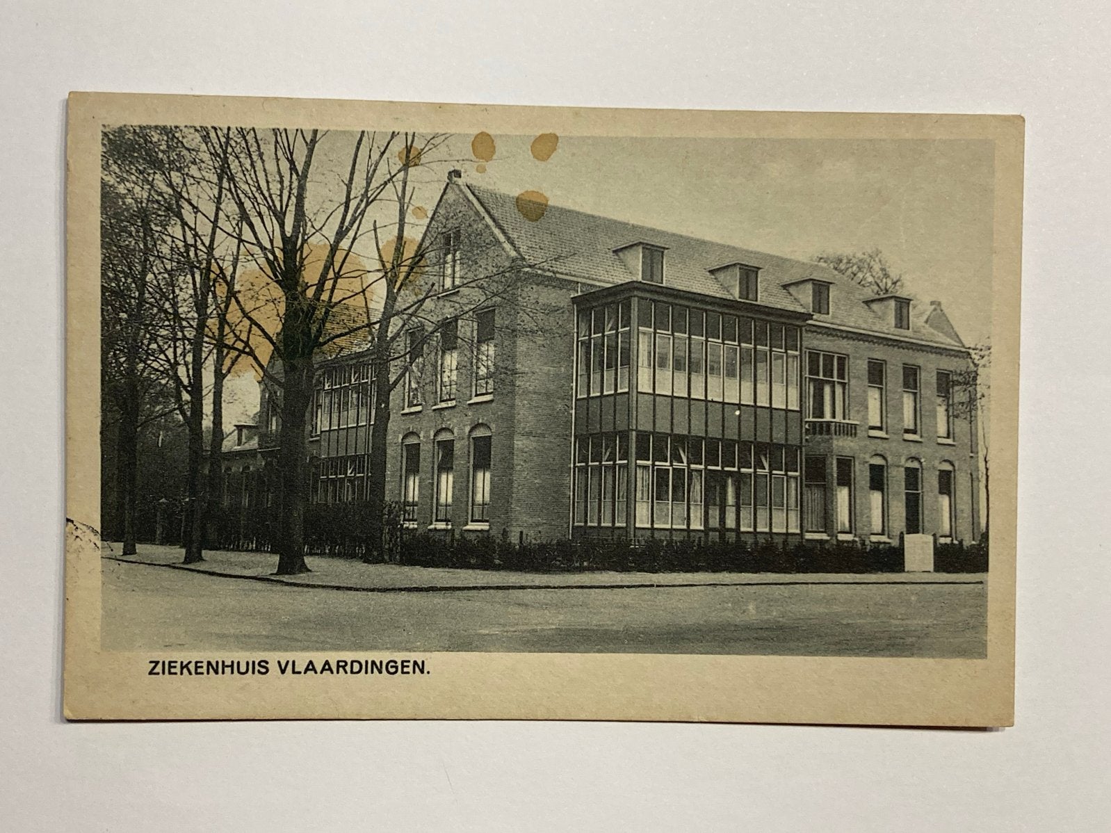 Oude Ansichtkaart Ziekenhuis Vlaardingen (Gelopen), Verzenden, Voor 1920, Gelopen, Zuid-Holland