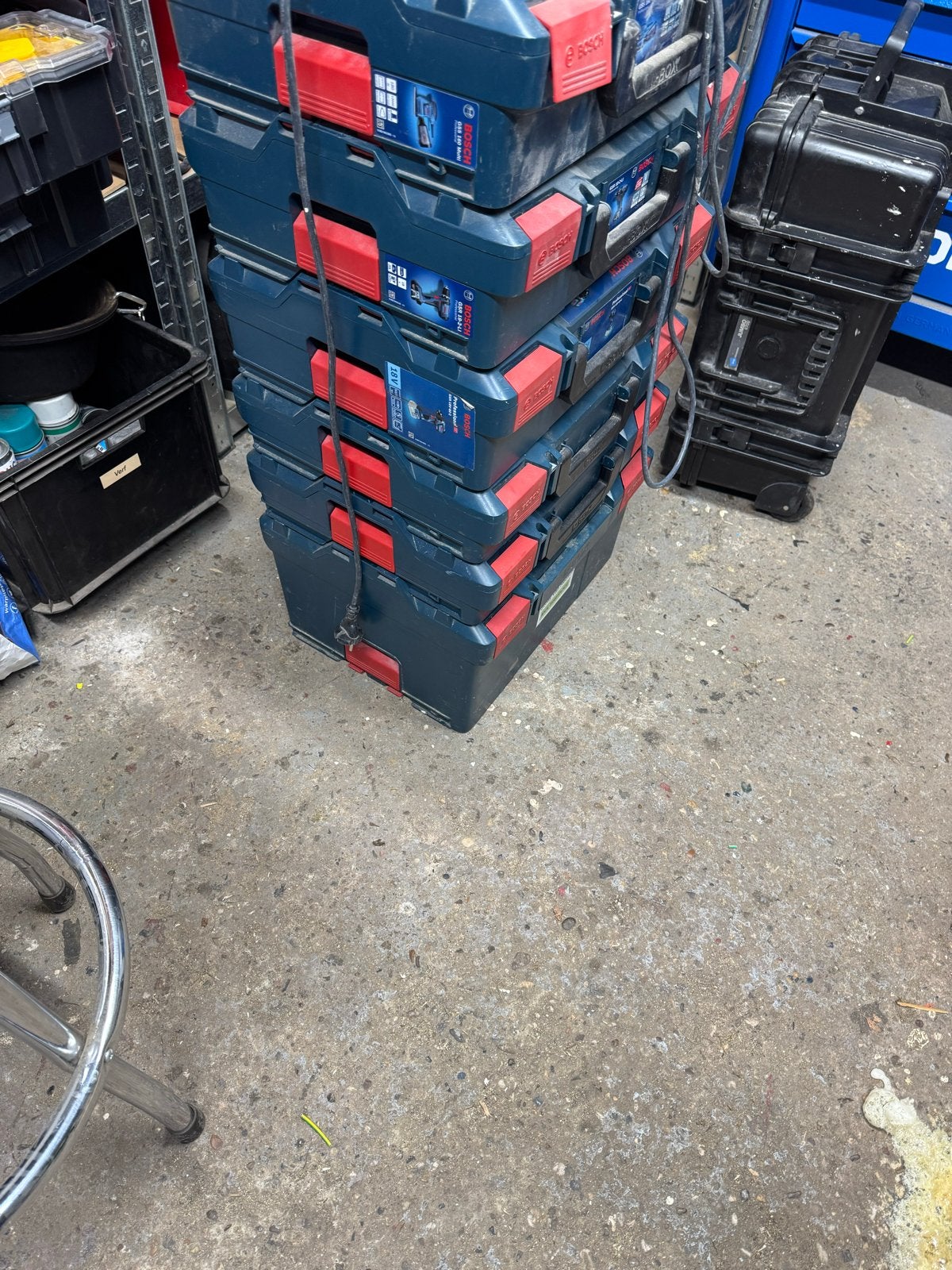 Diverse Bosch L-Boxxen - Gereedschapskoffers, Ophalen of Verzenden, Gebruikt