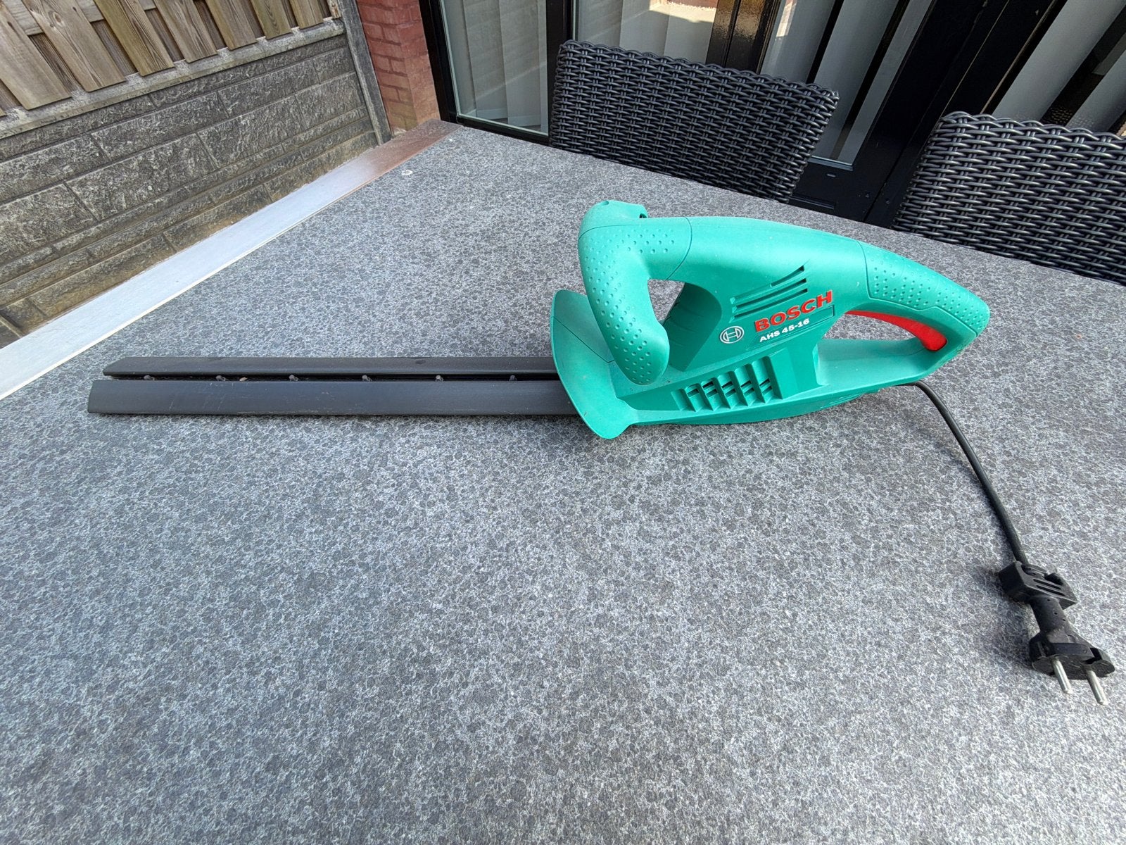 Bosch AHS 45-16 elektrische heggenschaar, Tuin en Terras, Heggenscharen, Ophalen, Gebruikt, Elektrisch