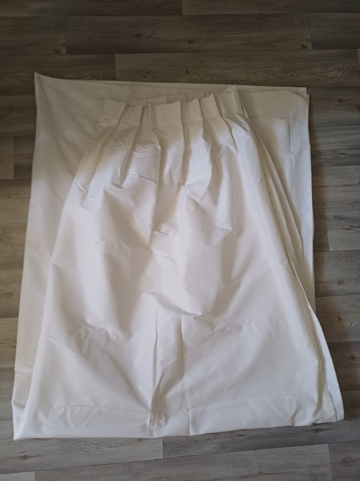 Crèmekleurige gordijnen met haken - 225x250 cm, Ophalen, Gordijn, Met haken