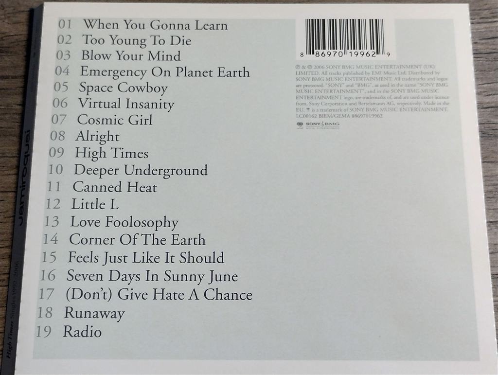 Jamiroquai - High Times [Singles 1992-2006], Ophalen of Verzenden, Zo goed als nieuw, Pop