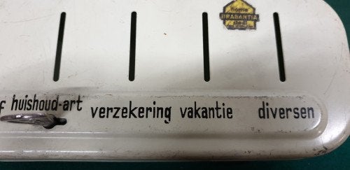 -	Spaarpot huishoud geldkist brabantia, Ophalen of Verzenden