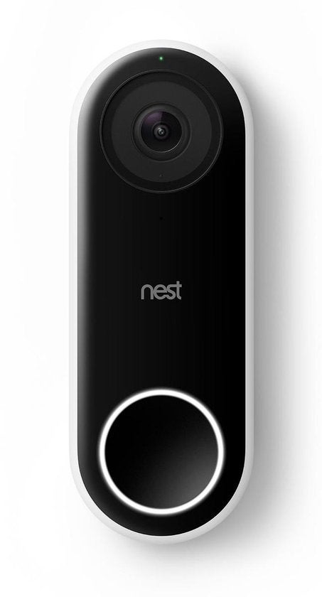 Google Nest Hello Bedrade Video Deurbel - Gebruikt, Ophalen, Bewegingsdetectiesensor, Gebruikt, Bedraad