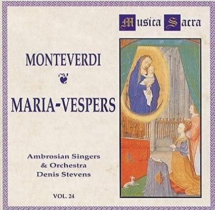 MONTEVERDI Maria-vespers CD STEVENS VANGUARD, Ophalen of Verzenden, Middeleeuwen en Renaissance, Gebruikt, Overige typen