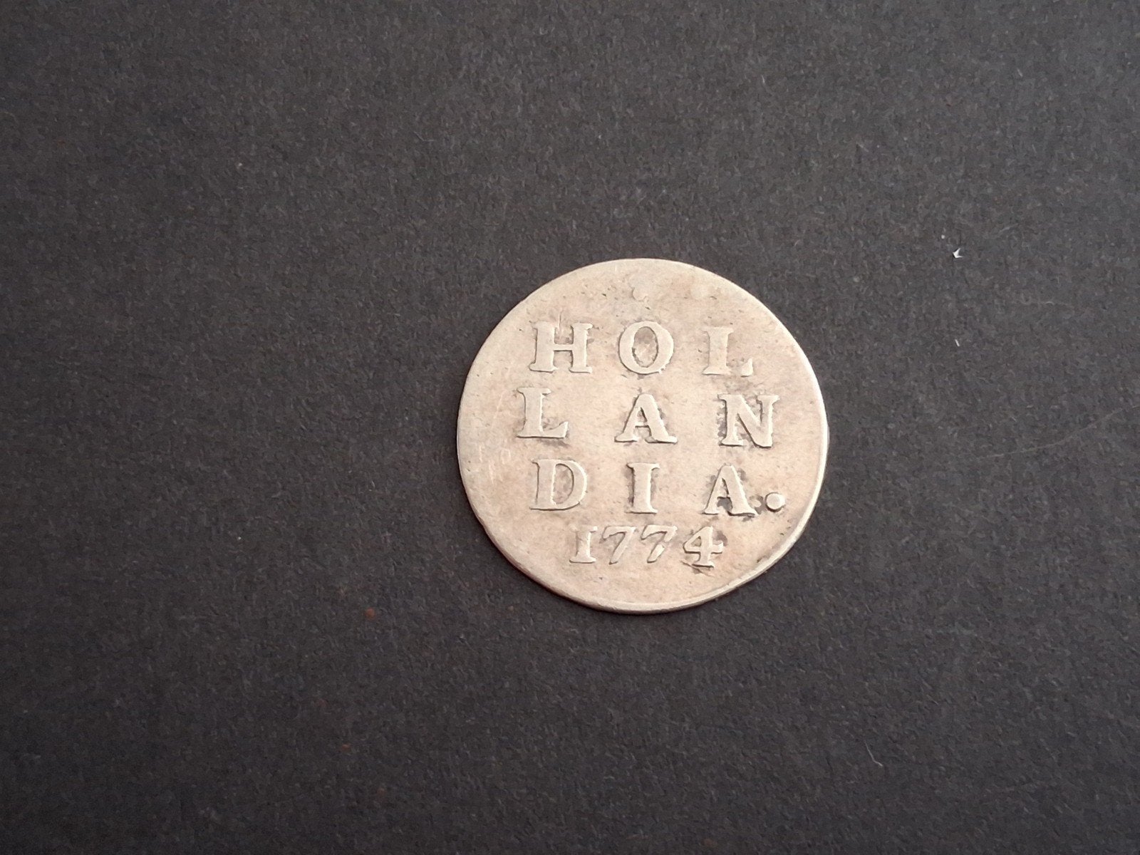 Zilveren 2 stuiver Hollandia 1774, Verzenden, Vóór koninkrijk, Losse munt, Zilver
