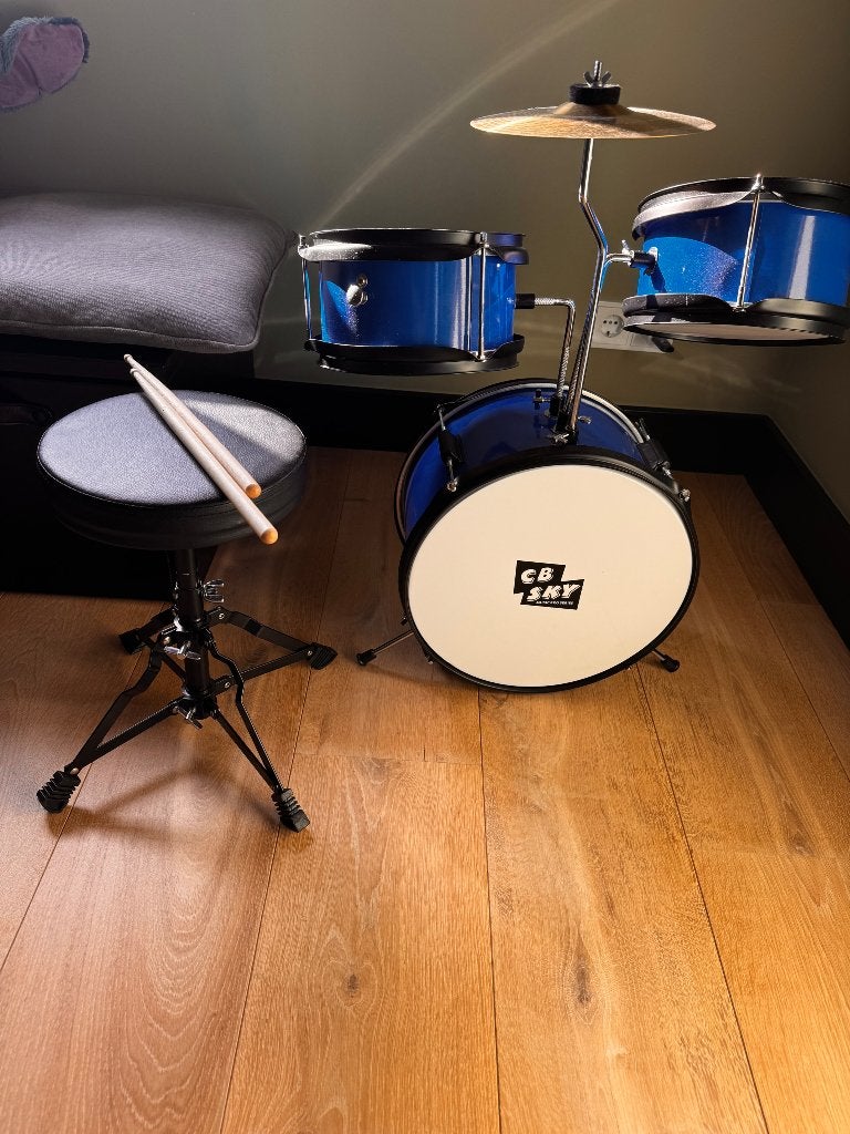CB Sky Junior Drumstel - Blauw, Muziek en Instrumenten, Ophalen of Verzenden, Gebruikt, Overige merken