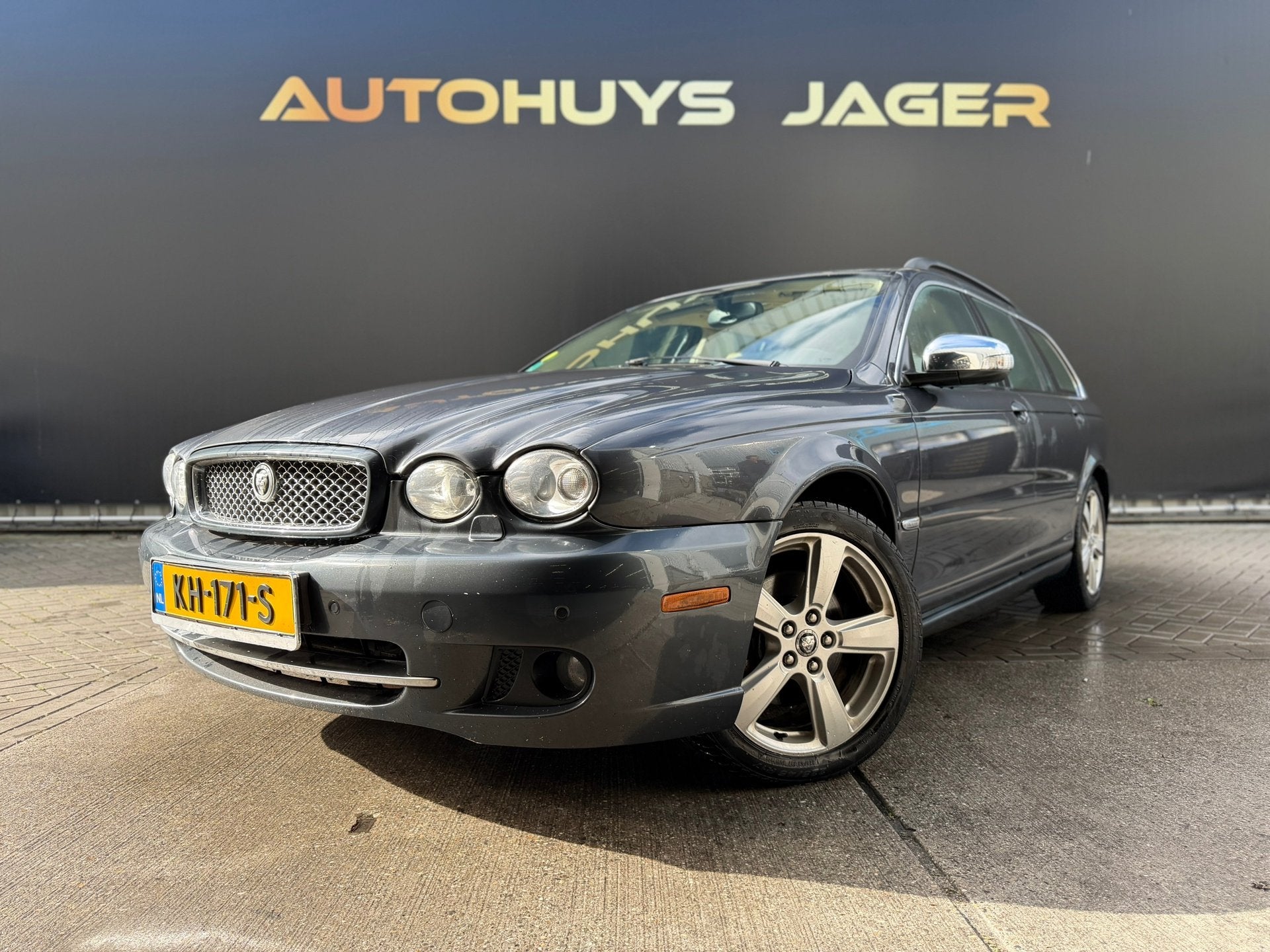 Jaguar X-type Estate 2.5 V6 Leder Stoelverwarming Houtenstuu, Auto's, Jaguar, 196 pk, Gebruikt, 2495 cc, Handgeschakeld