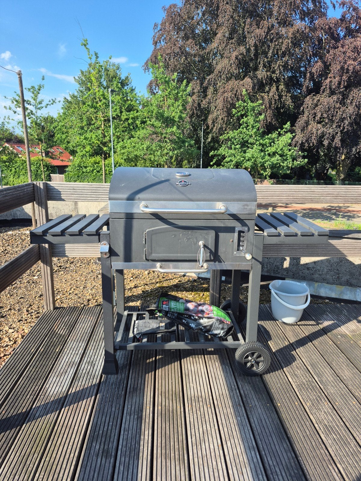 Jamestown Grill BBQ Jaxon XL Houtskool BBQ, Ophalen, Zo goed als nieuw, Jamestown