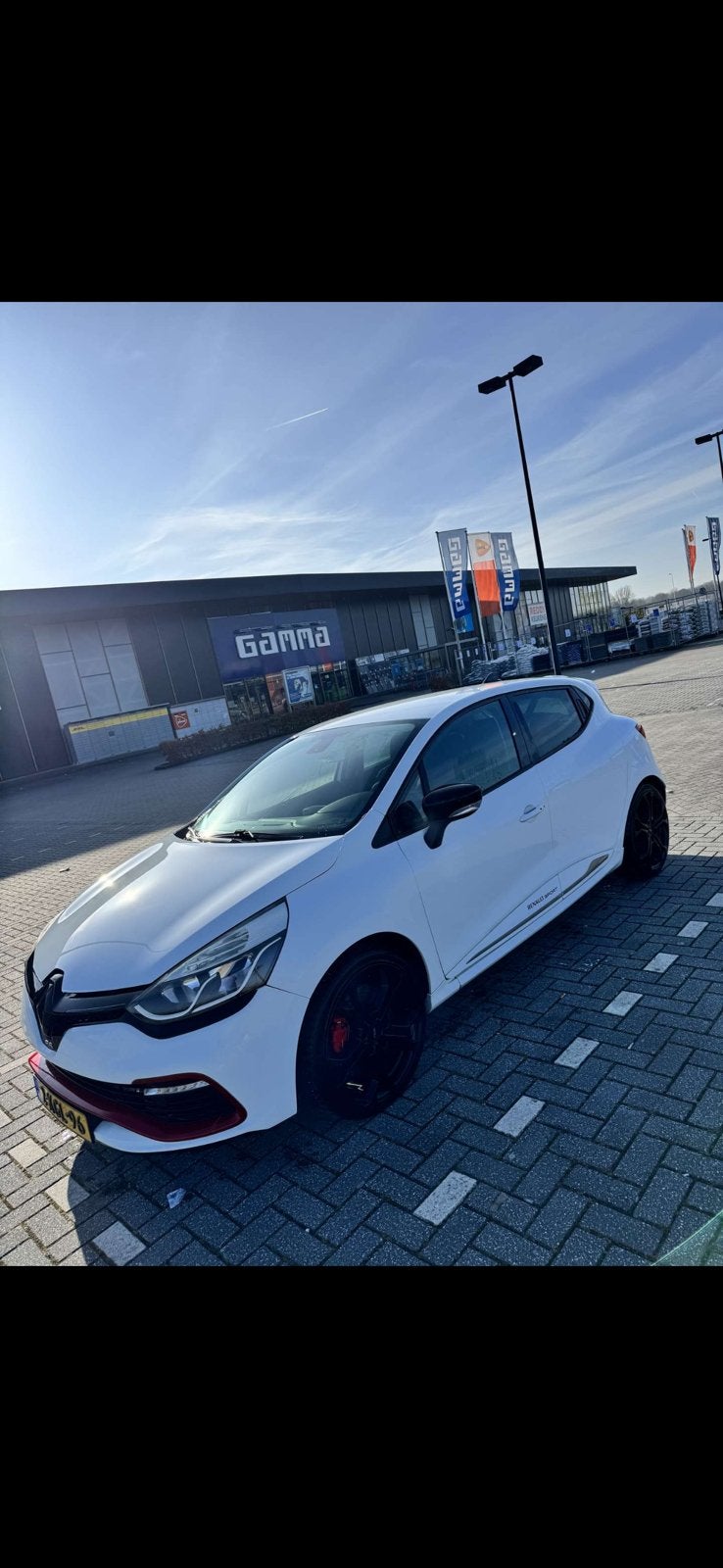 Renault Clio 1.6 RS Turbo 147KW 5-DRS AUT 2013 Wit, Auto's, Zwart, 4 cilinders, Wit, Origineel Nederlands
