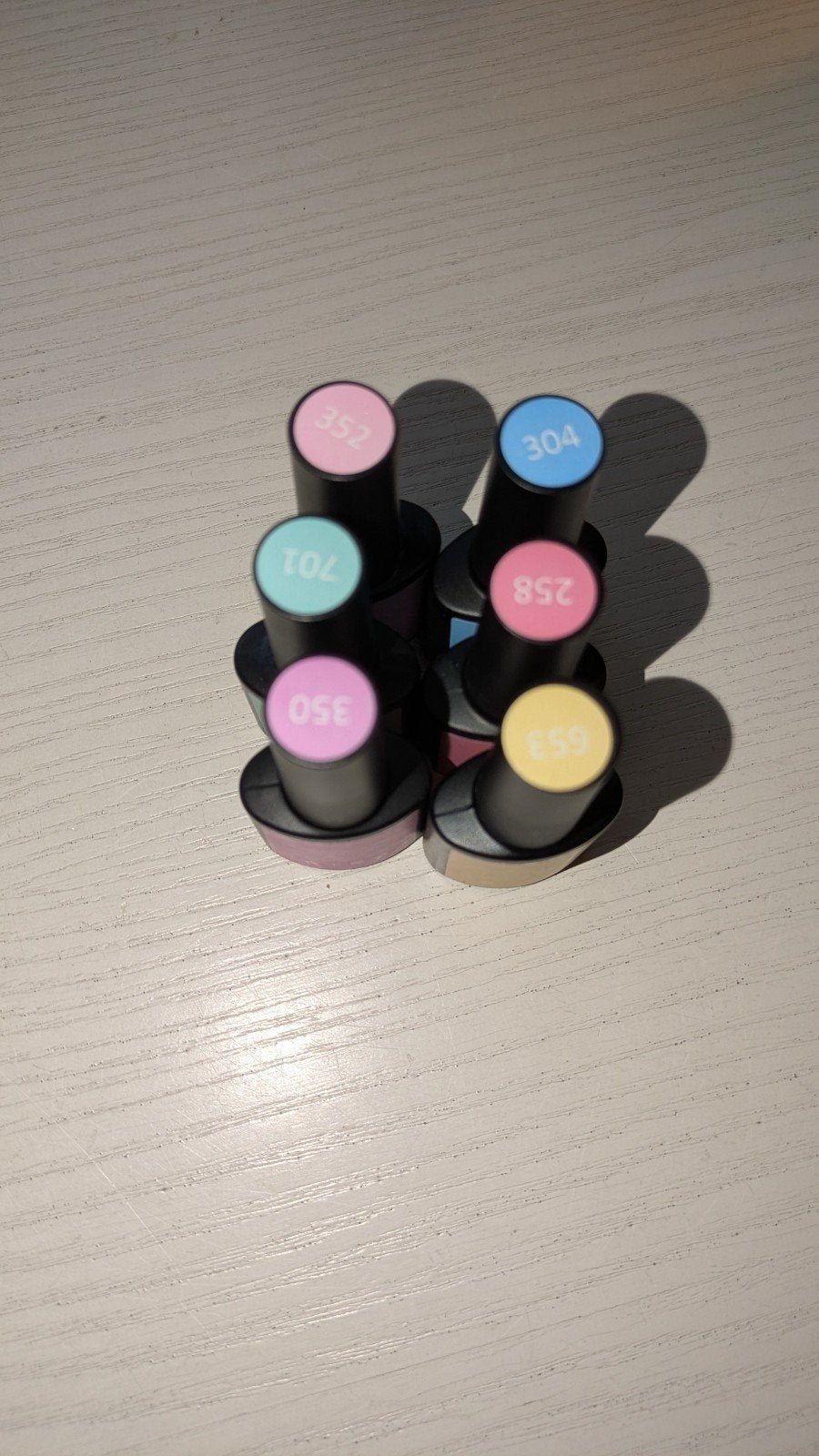 Gellak nagellak set diverse kleuren, Sieraden, Tassen en Uiterlijk, Overige kleuren, Ophalen of Verzenden, Zo goed als nieuw, Handen en Nagels
