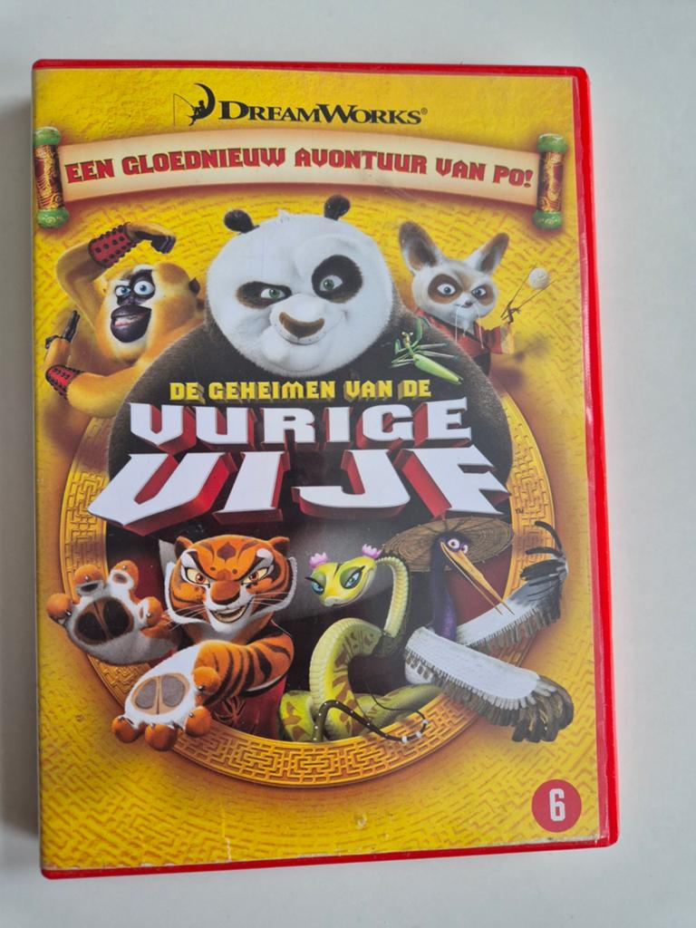Kung Fu Panda: De Geheimen van de Vurige Vijf DVD, Avontuur, Ophalen of Verzenden, Zo goed als nieuw, Vanaf 6 jaar