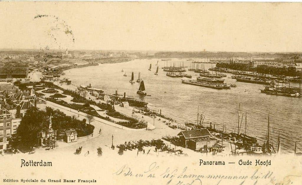 Rotterdam Ansichtkaart zonder postzegel gelopen, Verzenden, Voor 1920, Zuid-Holland