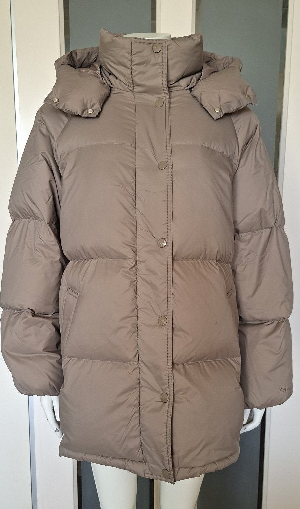 Gant damesjas winter, winterjas, donsjack, L, nieuw!, Beige, Maat 42/44 (L), Nieuw, Ophalen of Verzenden