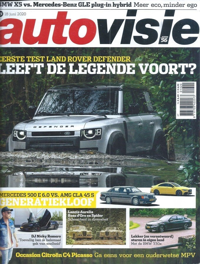 Autovisie 13 2020 : LandRover Defender : Mercedes Benz 500E, Ophalen of Verzenden, Gelezen, Algemeen