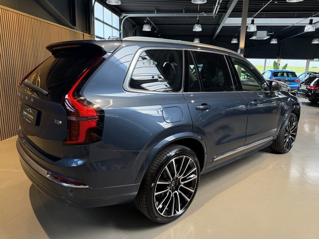 Volvo XC90 2.0 T8 Plug-in hybrid AWD Plus Bright (bj 2025), Gebruikt, 4 cilinders, Blauw, 7 stoelen