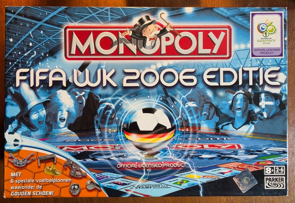 Monopoly FIFA WK Voetbal 2006 (als nieuw), Ophalen, Zo goed als nieuw, Winning Moves