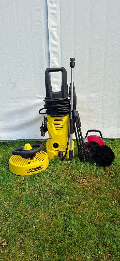 Complete Kärcher K2 Hogedrukspuit + accessoires, Ophalen, Gebruikt, Met regelbare waterdruk, Karcher