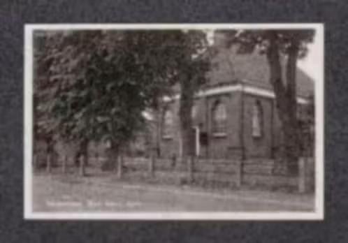 Gieterveen Ned. Herv. Kerk Fotokaart., Verzamelen, Ophalen of Verzenden, 1920 tot 1940, Ongelopen, Drenthe