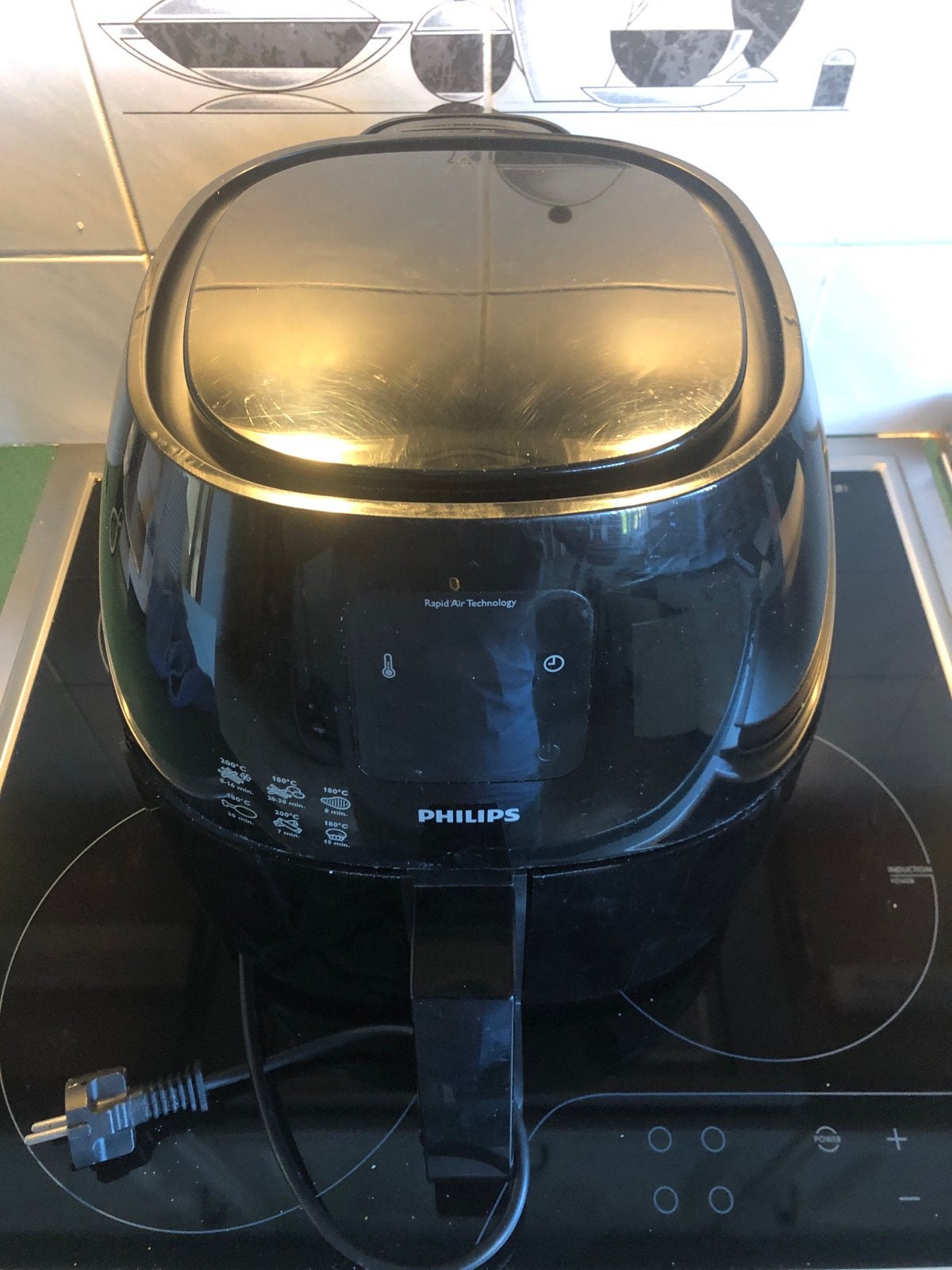 Philips Airfryer HD9240 - Zwart, Gebruikt, Ophalen, Gebruikt, Airfryer XL, 1500 gram of meer