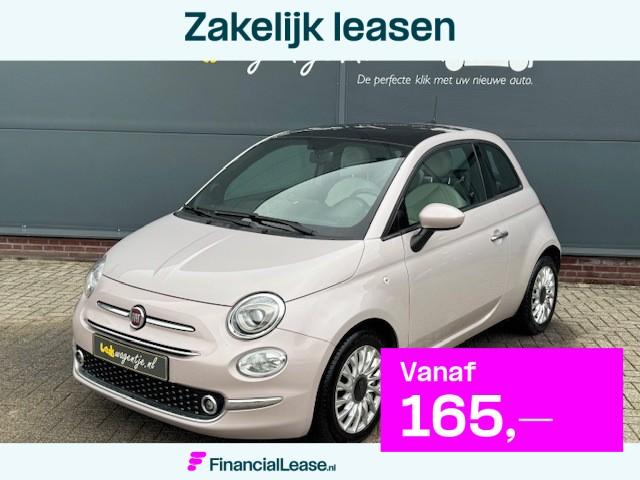 Fiat 500 1.0 Hybrid Star *carplay *navi *cruise *dig.display, Voorwielaandrijving, Gebruikt, Zwart, Overige kleuren