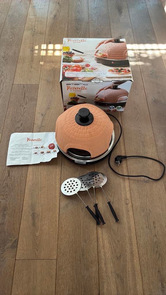 Emerio pizzarette, Ophalen of Verzenden, Zo goed als nieuw, 4 t/m 7 personen