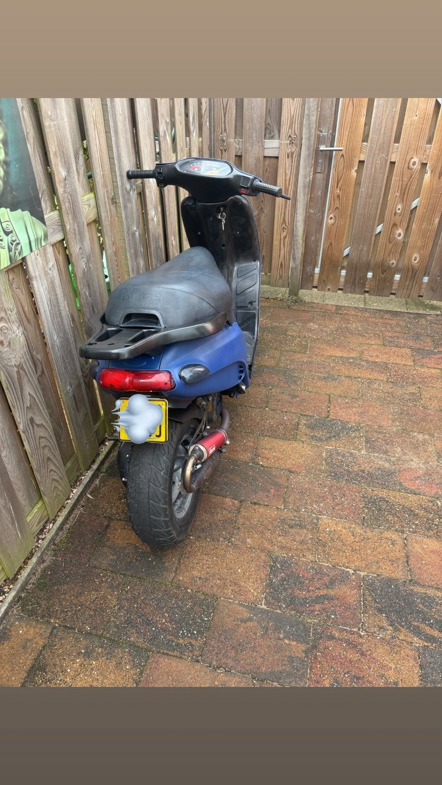Piaggio typhoon 70cc teruil, Ophalen, Zo goed als nieuw, Tweetakt, Overige modellen