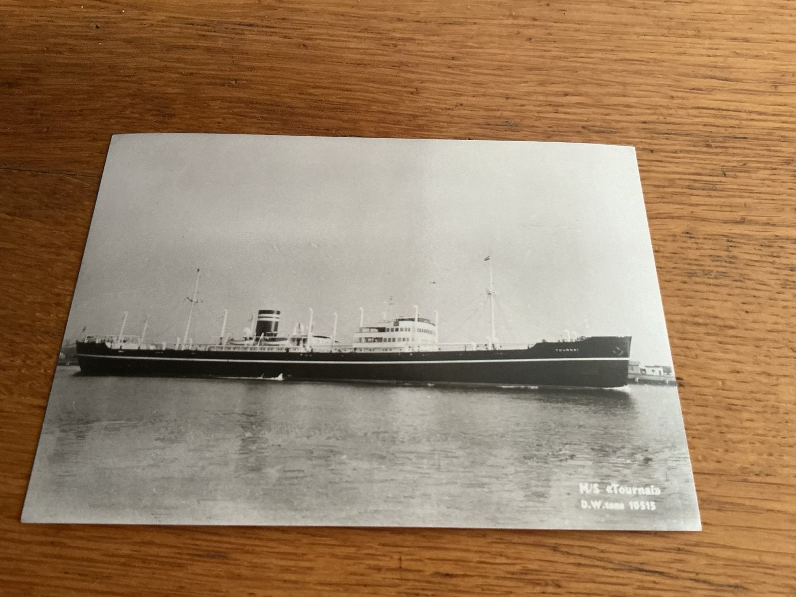 S717 Wilhelmsen Lines Oslo MS TOURNAI, Ophalen of Verzenden, Zo goed als nieuw, Kaart, Foto of Prent