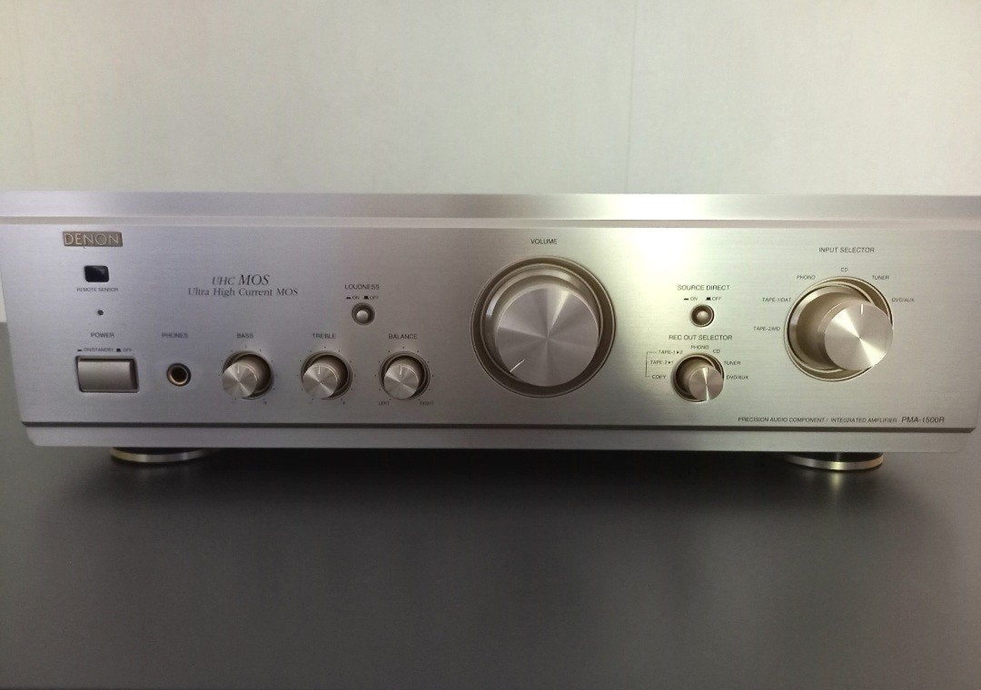 DENON PMA 1500R DUAL-TRAFO 2 X 140 WATT 4 OHM + PHONO + AB, Denon, Ophalen of Verzenden, Zo goed als nieuw, 60 tot 120 watt