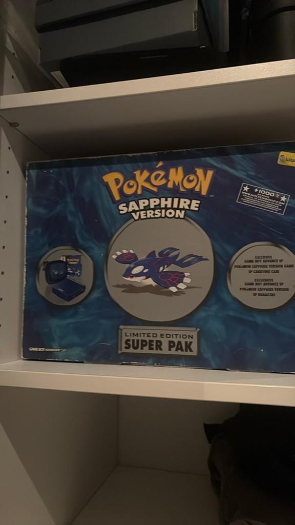 Pokemon saphire limited edition super pak compleet, 1 speler, Ophalen of Verzenden, Avontuur en Actie, Vanaf 3 jaar