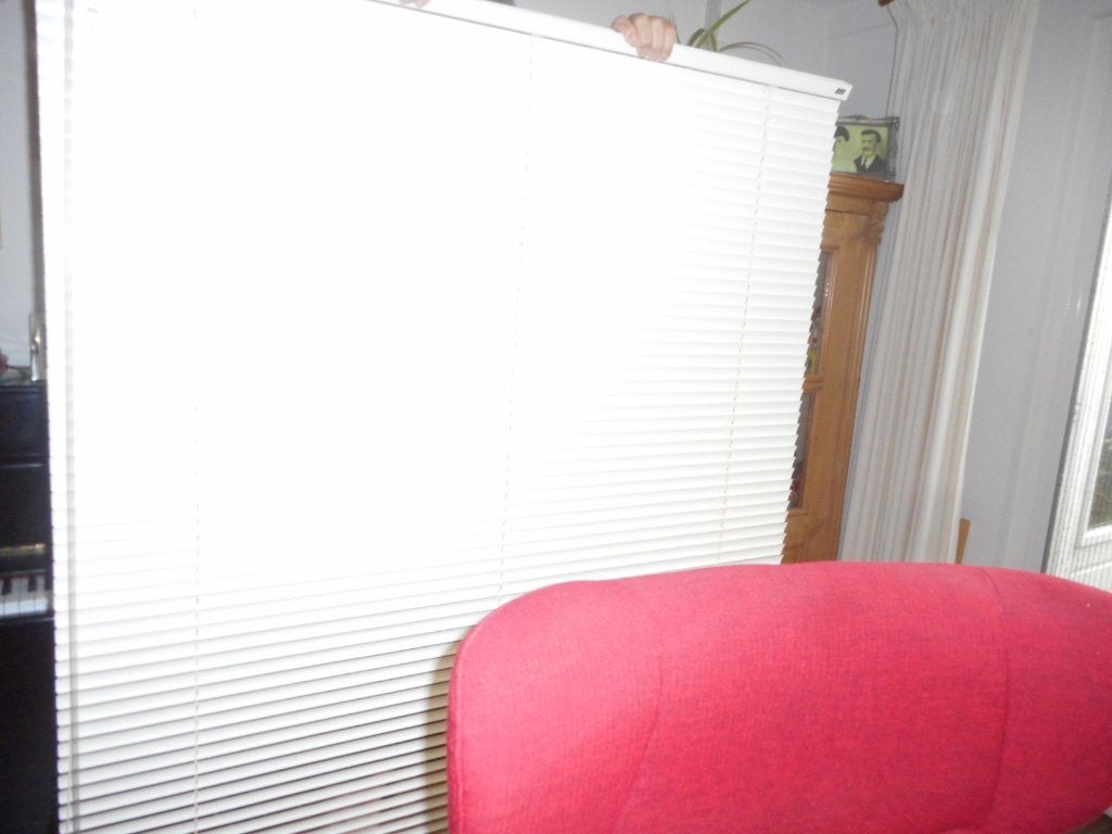 Witte luxaflex - perfect voor privacy en lichtregeling, Ophalen, Jaloezie, 113 cm, Wit
