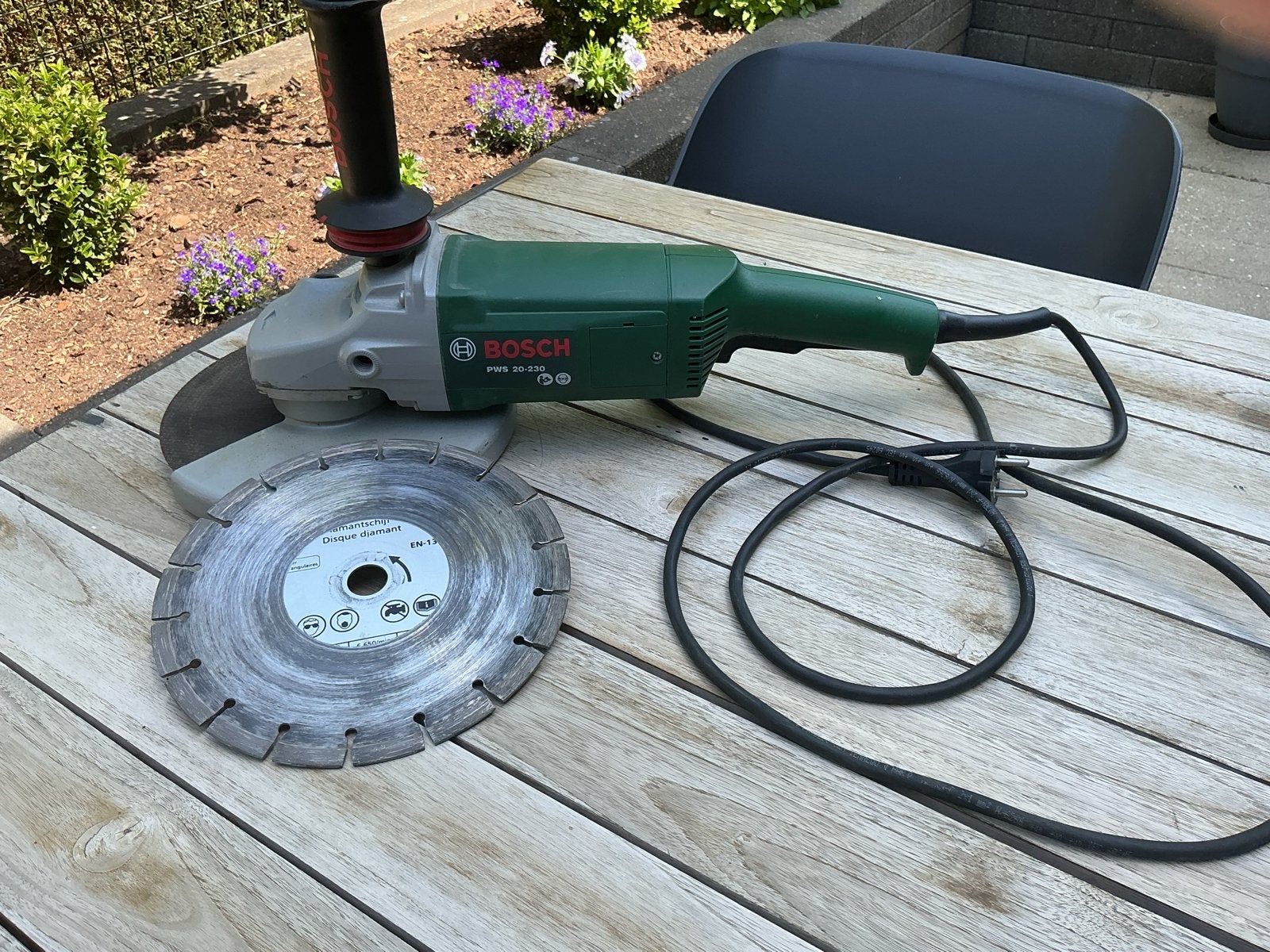 Bosch Haakse Slijper PWS 20-230 - Zo goed als nieuw, Ophalen, Zo goed als nieuw, 1200 watt of meer, Overige typen