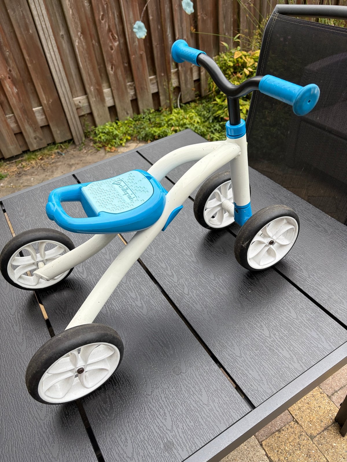 Loopfiets met karretje (koppeling defect), Ophalen, Gebruikt, Loopfiets