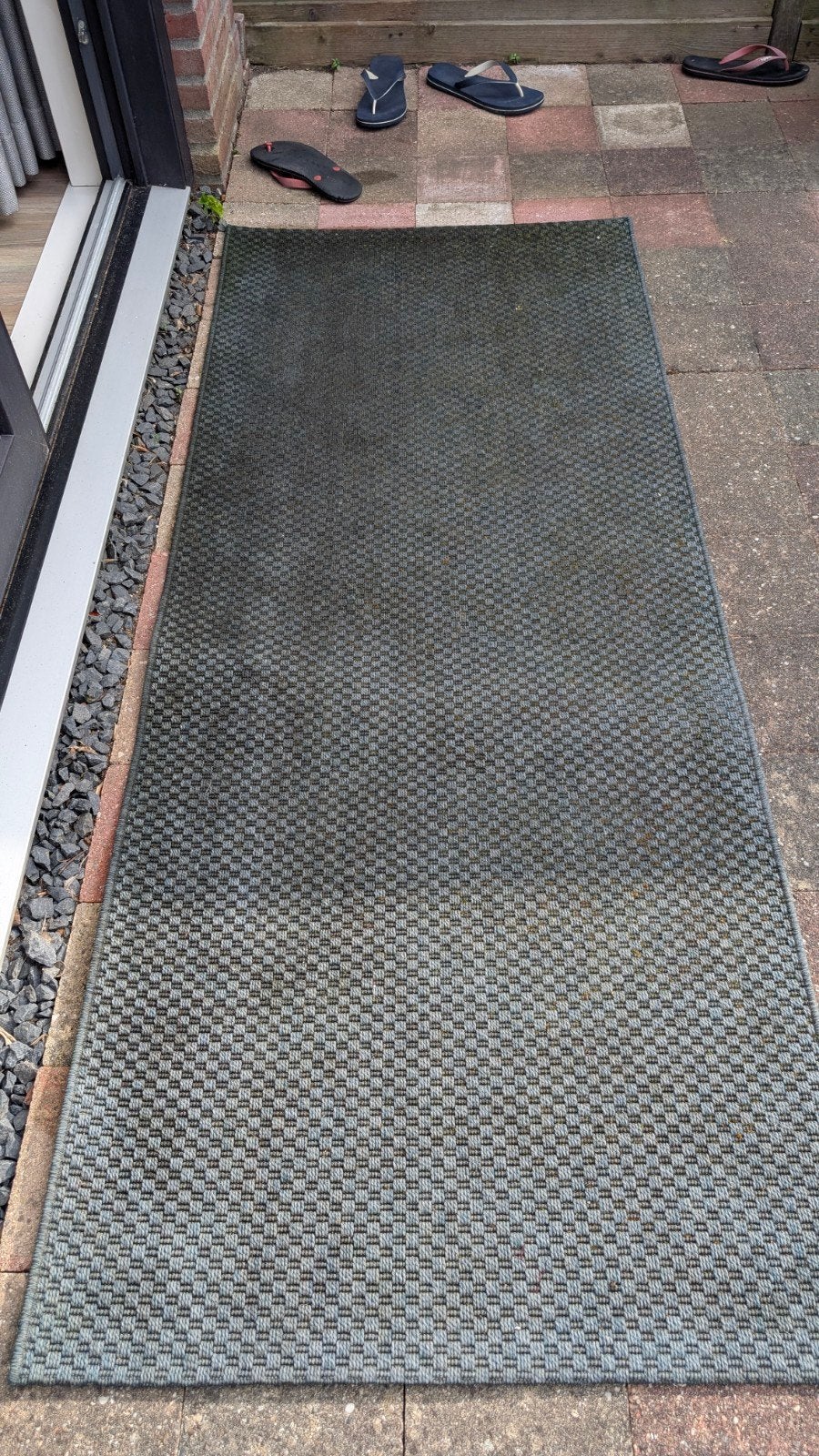 Tuinkleden 2x3m en 0.8x2m - Schoon te spuiten, Ophalen, Gebruikt, 200 cm of meer, 200 cm of meer