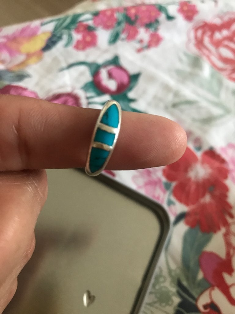 Navajo ring 16 cm zilver, Ophalen of Verzenden, Dame, Zilver, Zilver