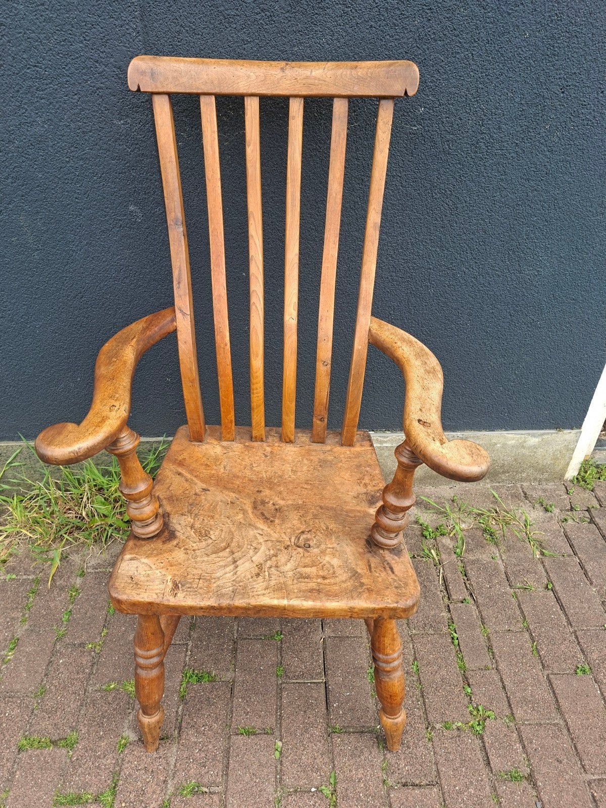 mooie zware Engelse Windsor stoel, Antiek en Kunst, Ophalen