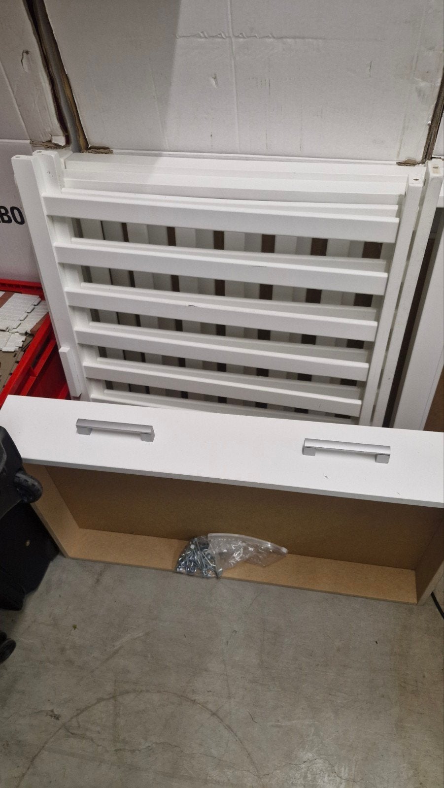 Rechthoekige witte kinderbox, Kinderen en Baby's, Boxen, Ophalen, Lade